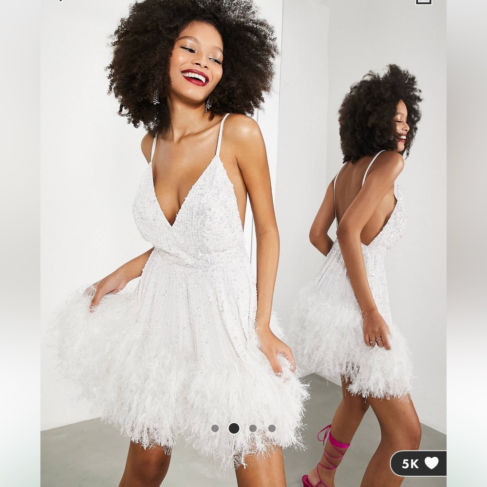 ASOS Edition sequin cami mini dress